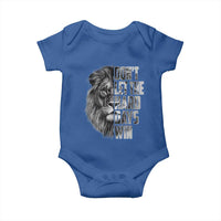 Don't Let the Hard Days Win Baby Onesie Lion Power Mental Health Warrior