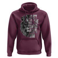 Don't Let the Hard Days Win Hoodie Lion Power Mental Health Warrior