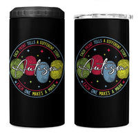 Autism 4 in 1 Can Cooler Tumbler Fingerprint Autism Each Print Tells A Different Story