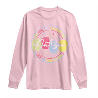 Autism Long Sleeve Shirt Fingerprint Autism Each Print Tells A Different Story