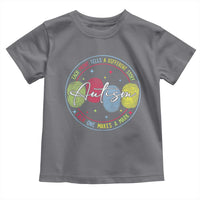 Autism Toddler T Shirt Fingerprint Autism Each Print Tells A Different Story