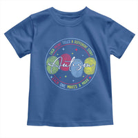 Autism Toddler T Shirt Fingerprint Autism Each Print Tells A Different Story
