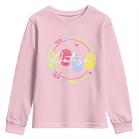 Autism Youth Sweatshirt Fingerprint Autism Each Print Tells A Different Story