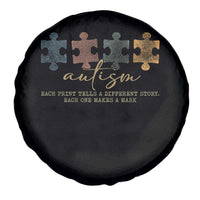 Autism Spare Tire Cover Fingerprint Autism Each One Makes A Mark