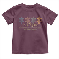 Autism Toddler T Shirt Fingerprint Autism Each One Makes A Mark