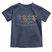 Autism Toddler T Shirt Fingerprint Autism Each One Makes A Mark