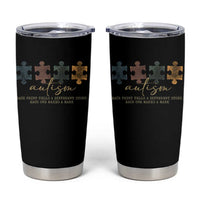 Autism Tumbler Cup Fingerprint Autism Each One Makes A Mark