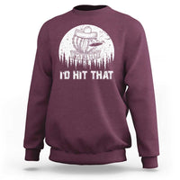 Retro I'd Hit That Disc Golf Sweatshirt - Wonder Print Shop