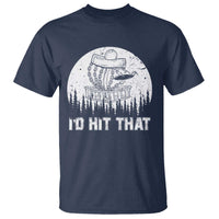 Retro I'd Hit That Disc Golf T Shirt - Wonder Print Shop