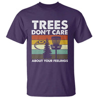 Funny Disc Golf T Shirt Tree Don't Care About Your Feelings - Wonder Print Shop