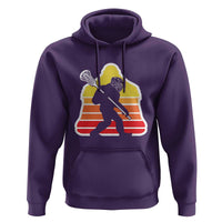 Funny Retro Bigfoot Lacrosse Player Hoodie - Wonder Print Shop