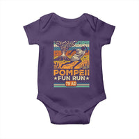 Funny Pompeii Fun Run Baby Onesie Geography Volcanologist
