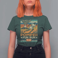 Funny Pompeii Fun Run T Shirt For Women Geography Volcanologist