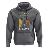 Solar System Astrology Outer Space Hoodie Just A Boy Who Loves Planets - Wonder Print Shop
