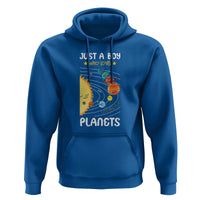 Solar System Astrology Outer Space Hoodie Just A Boy Who Loves Planets - Wonder Print Shop