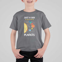Solar System Astrology Outer Space T Shirt For Kid Just A Boy Who Loves Planets - Wonder Print Shop