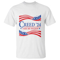 Funny US Election T Shirt Creed '24 Take Me Higher - Wonder Print Shop