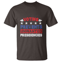 Vote 2024 T Shirt Voting Prevents Unwanted Presidencies - Wonder Print Shop