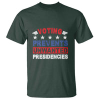 Vote 2024 T Shirt Voting Prevents Unwanted Presidencies - Wonder Print Shop