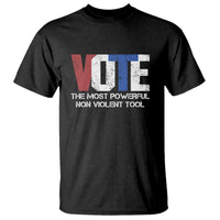 Vote 2024 T Shirt The Most Powerful None Violent Tool - Wonder Print Shop