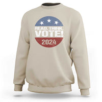 Vote 2024 Sweatshirt Read Think Vote - Wonder Print Shop