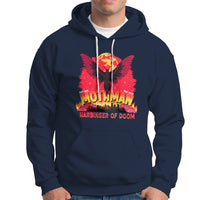 Mothman Harbinger of Doom! City Night Cryptid Creature Hoodie - Wonder Print Shop