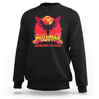 Mothman Harbinger of Doom! City Night Cryptid Creature Sweatshirt - Wonder Print Shop
