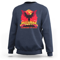 Mothman Harbinger of Doom! City Night Cryptid Creature Sweatshirt - Wonder Print Shop