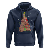 Funny Capybara Christmas Tree Hoodie