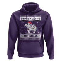 Funny Capybara Christmas Hoodie Have A Capy Christmas Light
