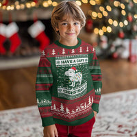 Funny Capybara Xmas Ugly Christmas Sweater Have A Capy Christmas Light - Wonder Print Shop