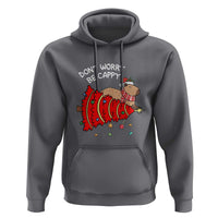 Funny Capybara Christmas Hoodie Don't Worry Be Capy