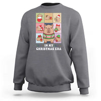 Funny Capybara Christmas Sweatshirt In My Christmas Era - Wonder Print Shop