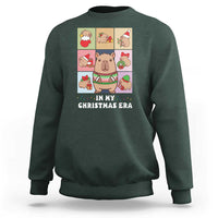 Funny Capybara Christmas Sweatshirt In My Christmas Era - Wonder Print Shop