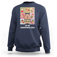 Funny Capybara Christmas Sweatshirt In My Christmas Era - Wonder Print Shop