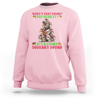 Squirrel Christmas Sweatshirt It's A Funny Squeaky Sound - Wonder Print Shop