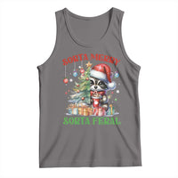 Funny Christmas Raccoon Tank Top Sorta Merry Sorta Feral Merry Trashmas