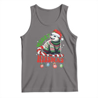 Funny Christmas Opossum Tank Top Merry Hissmass