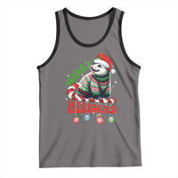 Funny Christmas Opossum Tank Top Merry Hissmass
