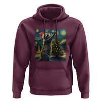 Christmas Starry Night Raccoon Hoodie