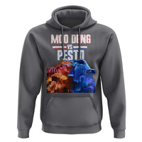 Funny Moo Deng VS Pesto Hoodie