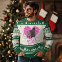 Funny Best Friends Moo Deng Pesto Ugly Christmas Sweater - Wonder Print Shop