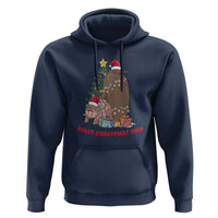 First Christmas 2024 Moo Deng Pesto Hoodie