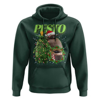 Funny Christmas Pesto Penguin Hoodie