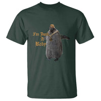 Funny Pesto Penguin T Shirt I'm Just A Baby Hiphop - Wonder Print Shop