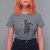 Funny Pesto Penguin T Shirt For Women I'm Just A Baby Hiphop - Wonder Print Shop