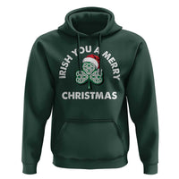 Irish Christmas Hoodie Irish You A Merry Christmas Celtic Shamrock