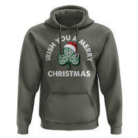 Irish Christmas Hoodie Irish You A Merry Christmas Celtic Shamrock