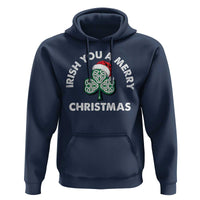 Irish Christmas Hoodie Irish You A Merry Christmas Celtic Shamrock