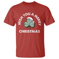 Irish Christmas T Shirt Irish You A Merry Christmas Celtic Shamrock - Wonder Print Shop